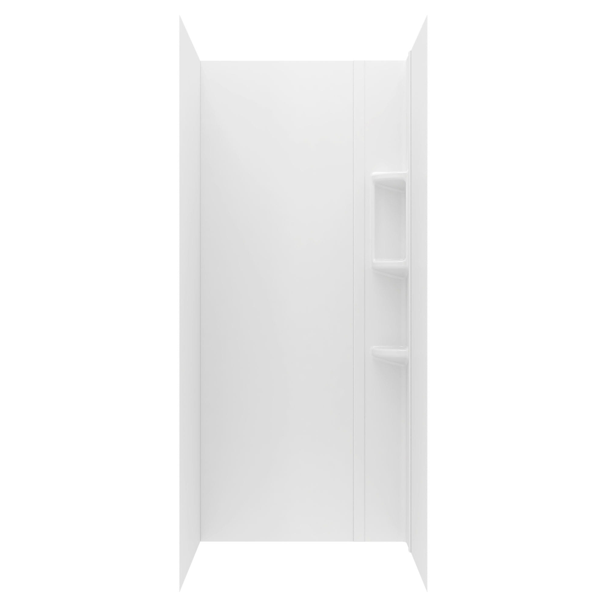 Mainstream 32in x 32in x 72in 4Piece GlueUp Alcove Shower Wall Set